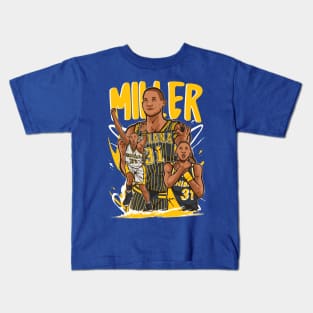Reggie Miller Cartoon Kids T-Shirt